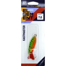 Блешня на хижу рибу, коливна, ZEOX Kastmaster, вага 7г, колір Tiger